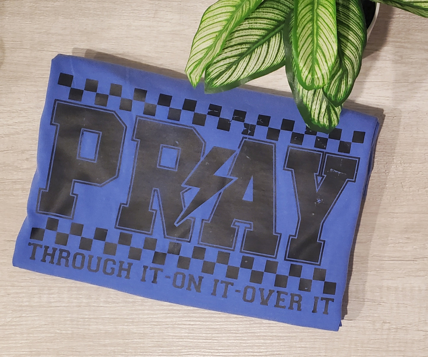 Checkered Pray…(Black Print)