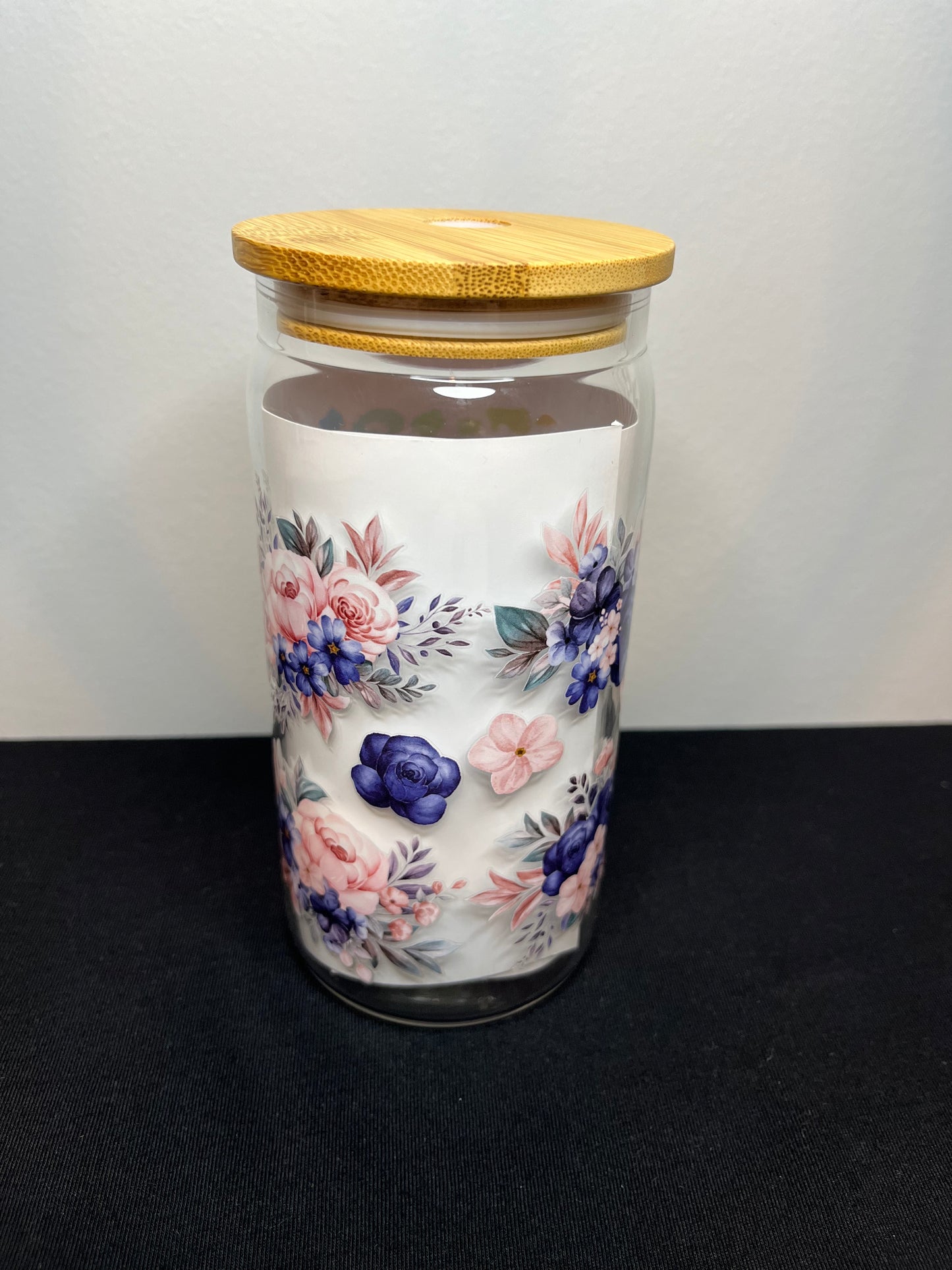 Highland Cow with Flowers