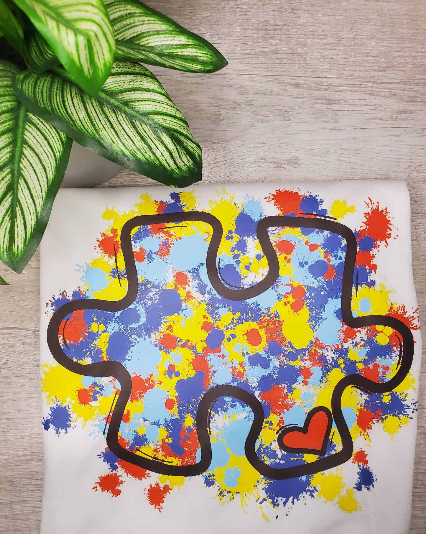 Paint Splatter Autism Awareness